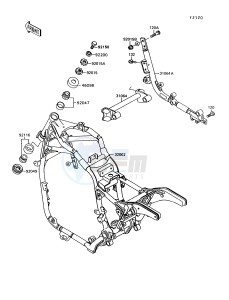 VN 1500 A [VULCAN 1500] (A10-A13) [VULCAN 1500] drawing FRAME