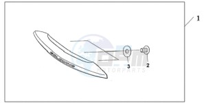 GL1800A France - (F / CMF) drawing TRUNK HANDLE