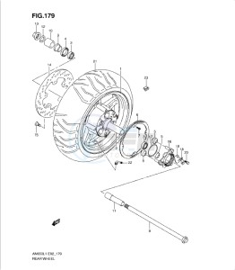 AN650 drawing REAR WHEEL (AN650AL1 E2)