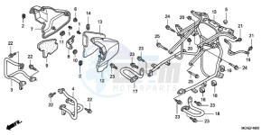 GL18009 SI / AB NAV - (SI / AB NAV) drawing ENGINE GUARD