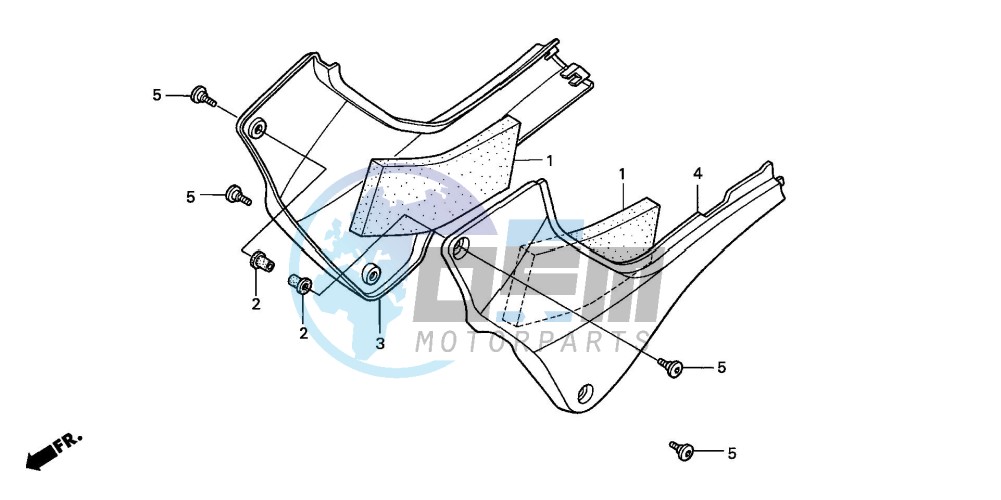 SIDE COVER (CB600F2/F22)