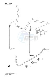 AN650 (E2) Burgman drawing HANDLEBAR (MODEL K9 L0)