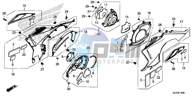 ENGINE COVER/SIDE PANEL