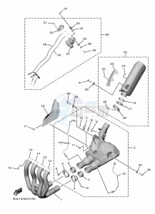 YZF1000W-B YZF-R1 (B3L9) drawing EXHAUST