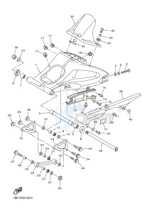 FZ8-NA FZ8 (NAKED, ABS) 800 (59P9) drawing REAR ARM