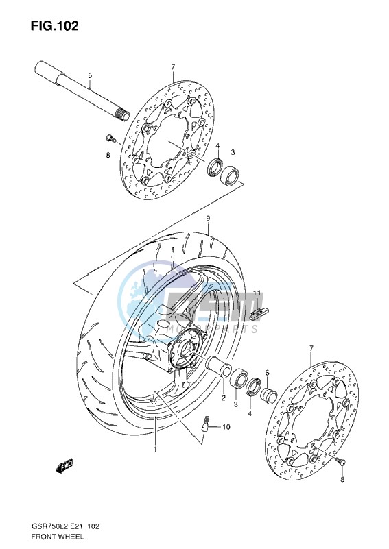 FRONT WHEEL L2