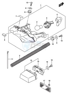 GSX-R125 drawing REAR COMBINATION LAMP