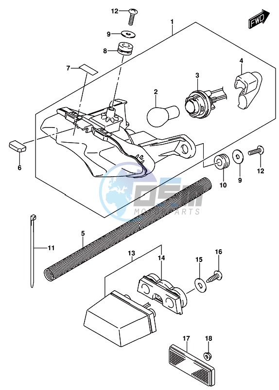 REAR COMBINATION LAMP