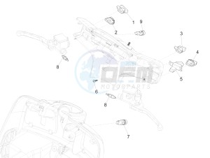 GTS 250 (EMEA, APAC) (AU, Eu, IL, J, Ri) drawing Selectors - Switches - Buttons