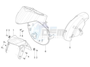 Typhoon 125 4T 2V E3 (NAFTA) drawing Wheel housing - Mudguard