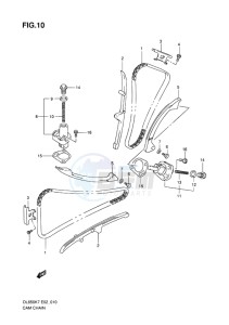 DL 650 V-STROM EU-UK drawing CAM CHAIN