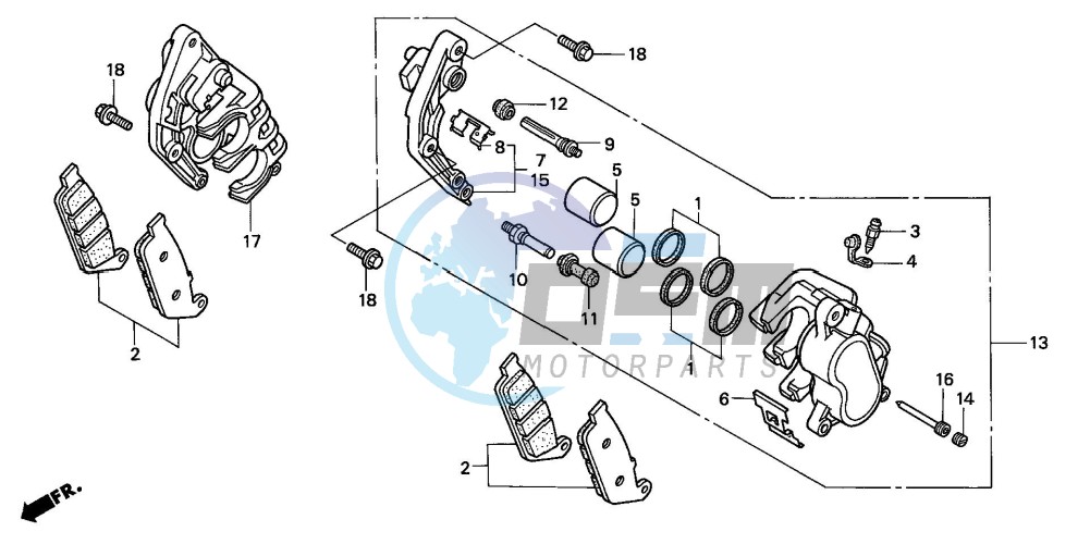 FRONT BRAKE CALIPER