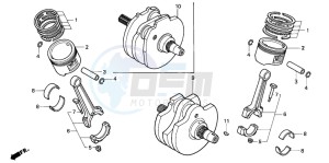 VT1100C2 drawing CRANKSHAFT/PISTON