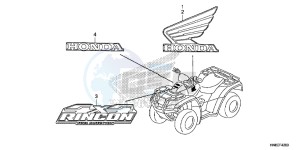 TRX680FAE TRX680 Europe Direct - (ED) drawing MARK