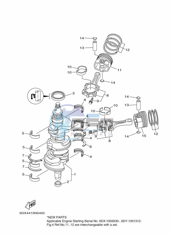 CRANKSHAFT--PISTON