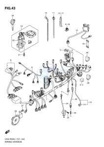 GSX-R600 (E21) drawing WIRING HARNESS (GSX-R600L1 E24)