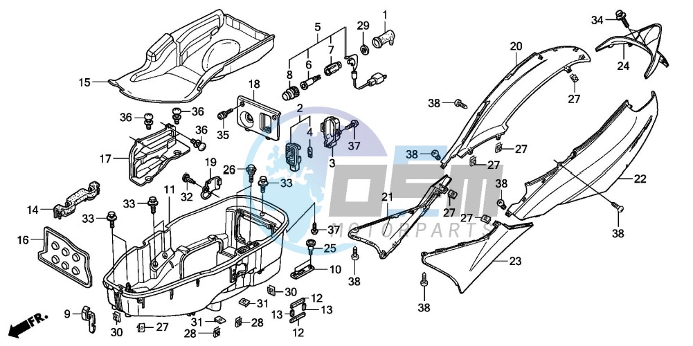 BODY COVER/LUGGAGE BOX (FES1257/A7)(FES1507/A7)