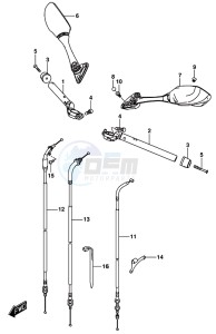 GSX-R125 drawing HANDLEBAR