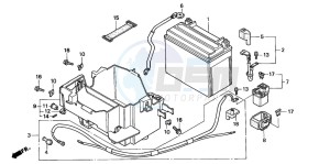 VF750C2 drawing BATTERY