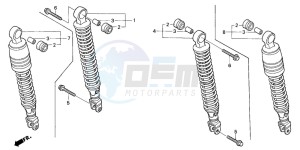 SES150 125 drawing REAR CUSHION