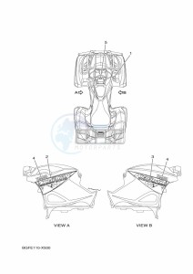 YFM700FWBD KODIAK 700 EPS (BGFN) drawing GRAPHICS