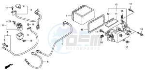 FJS600D 400 SILVER WING drawing BATTERY