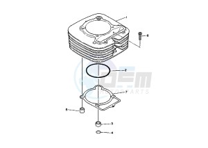 ATV 350 drawing CYLINDER