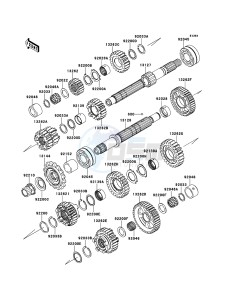 Z1000 ZR1000DBF FR GB XX (EU ME A(FRICA) drawing Transmission