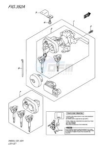 AN650Z ABS BURGMAN EXECUTIVE EU drawing LOCK SET