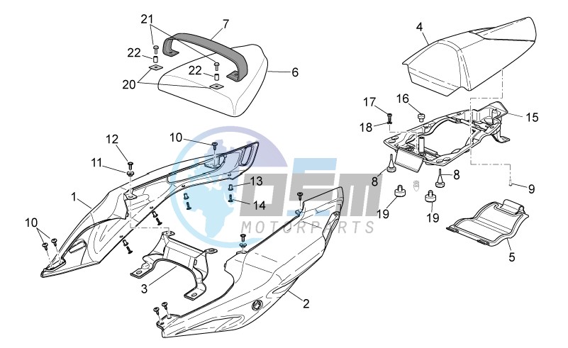 Rear body - Rear fairing II