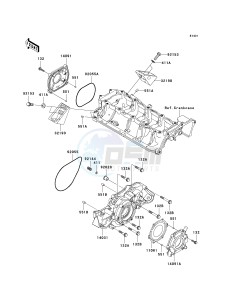 JT 1500 E [ULTRA 260X] (E9F) E9F drawing ENGINE COVER-- S- -