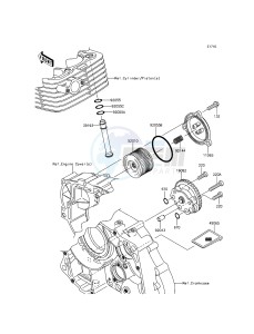 KLX125 KLX125CDS XX (EU ME A(FRICA) drawing Oil Pump