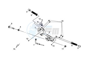 HD2 200EFI drawing HANDLEBAR / COWLING