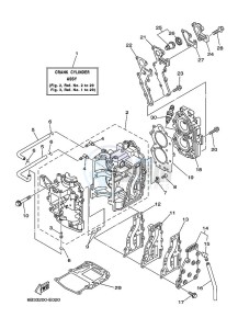 E15D drawing CYLINDER--CRANKCASE