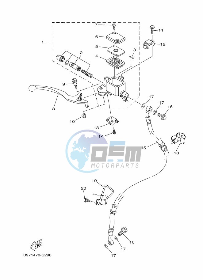 FRONT MASTER CYLINDER