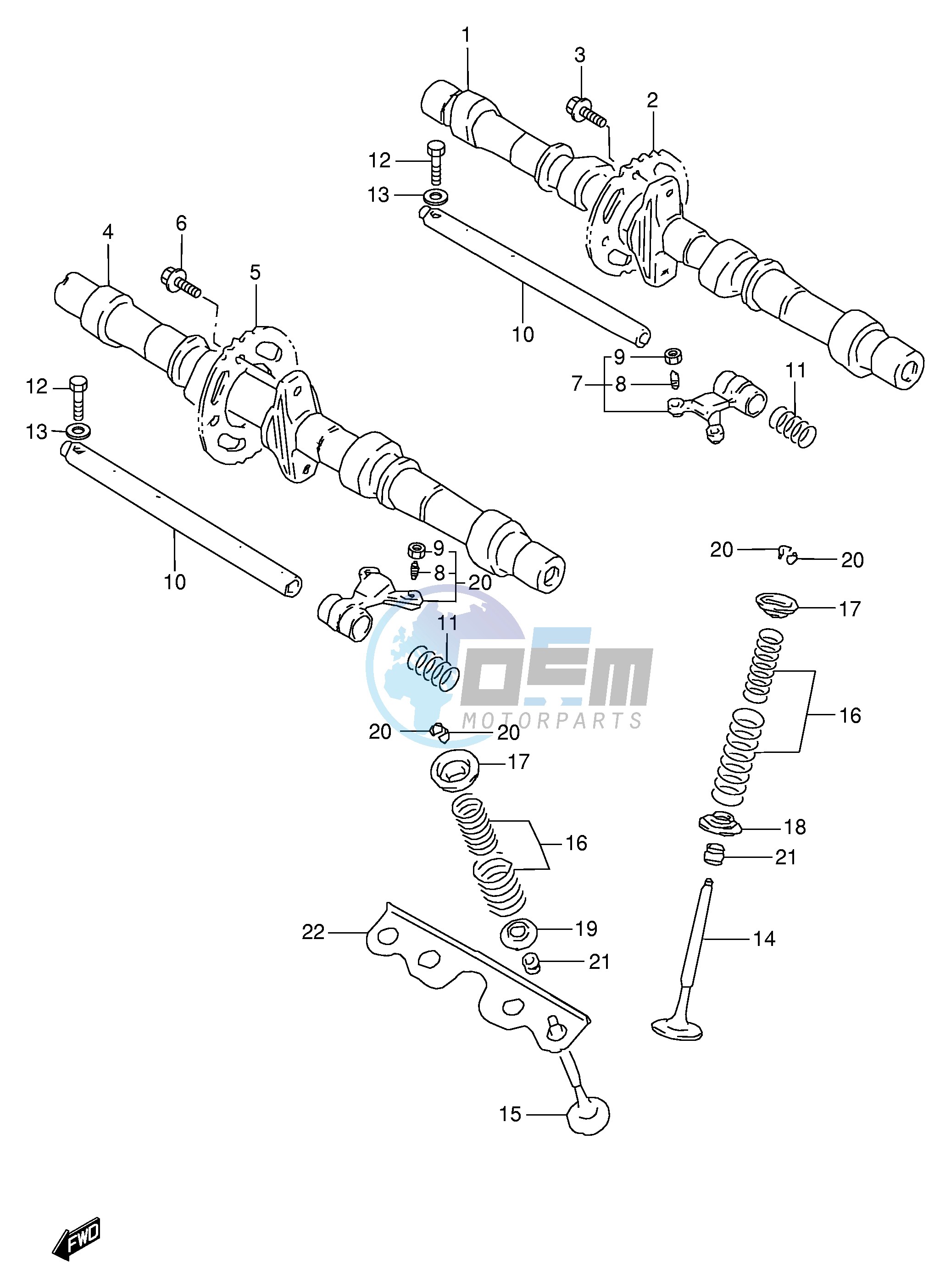 CAM SHAFT - VALVE