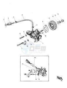 C2 SS TR [ROADRUNNER] (SS-TR) 125 [ROADRUNNER] drawing OIL PUMP