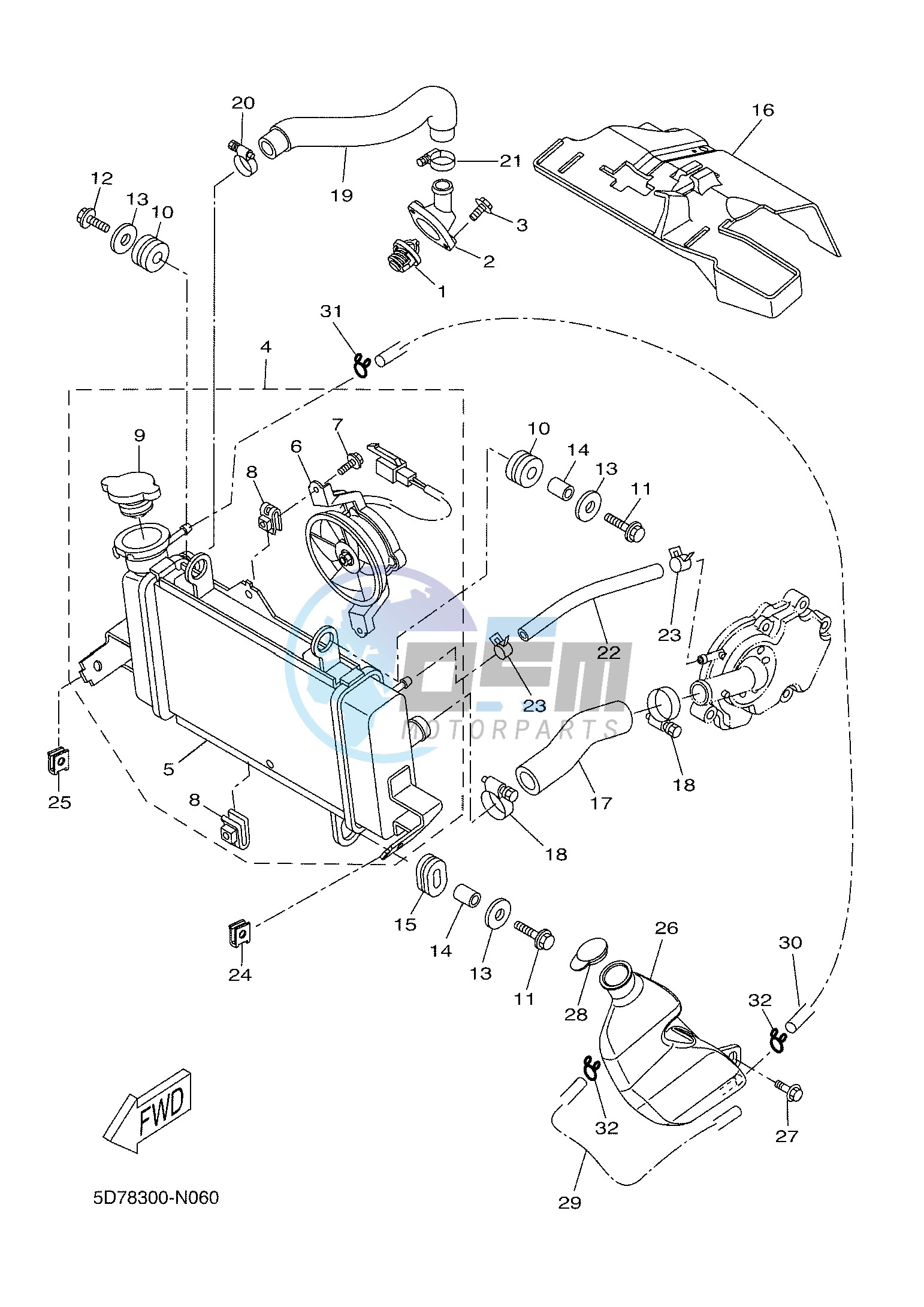 RADIATOR & HOSE