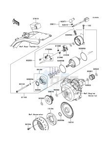 KLX125 KLX125CCF XX (EU ME A(FRICA) drawing Starter Motor