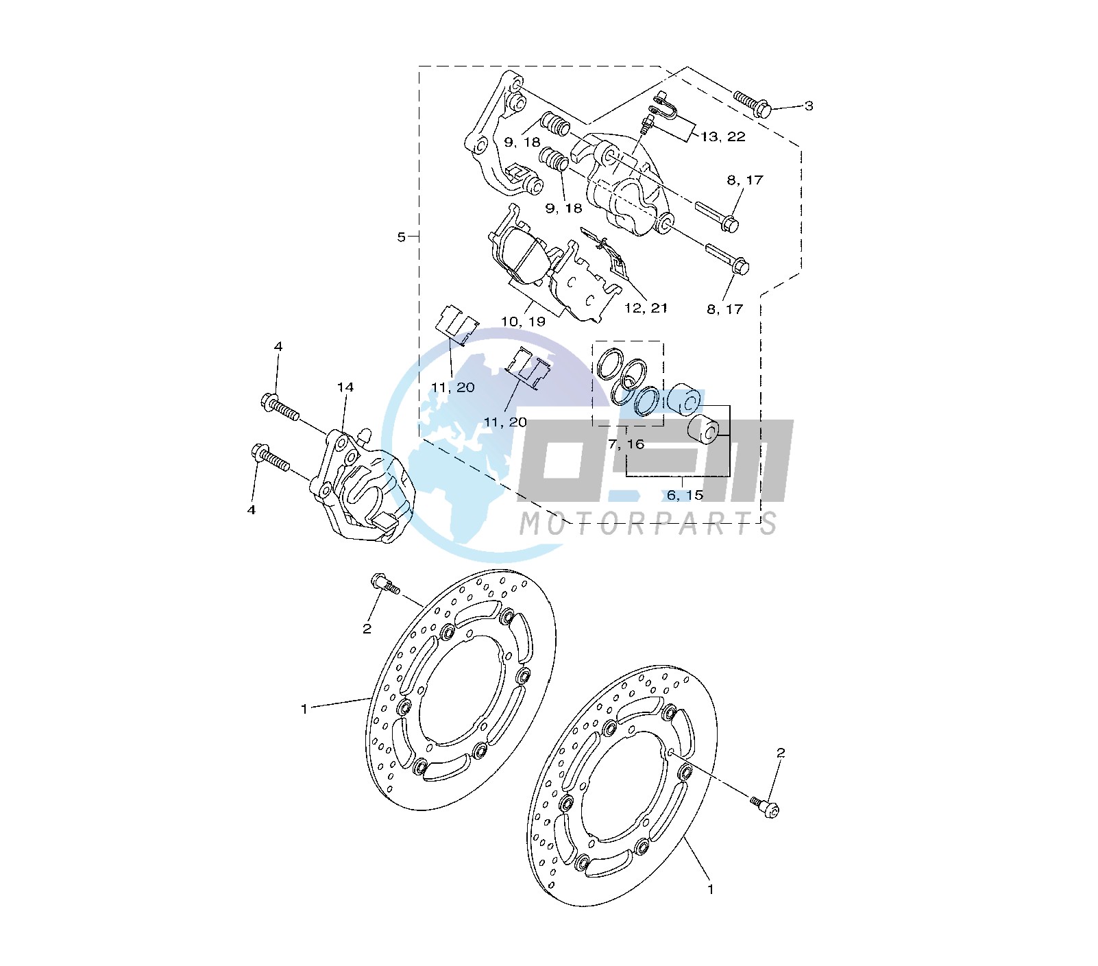 FRONT BRAKE CALIPER