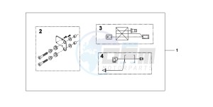 CBF1000S drawing HEATED GRIP ATT.