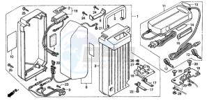 PAC16A1 RACOON drawing BATTERY/CHARGE UNIT