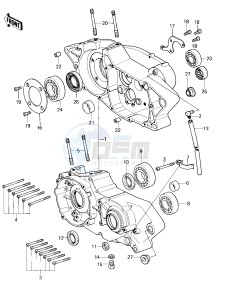 KX 420 A [KX420] (A1-A2) [KX420] drawing CRANKCASE