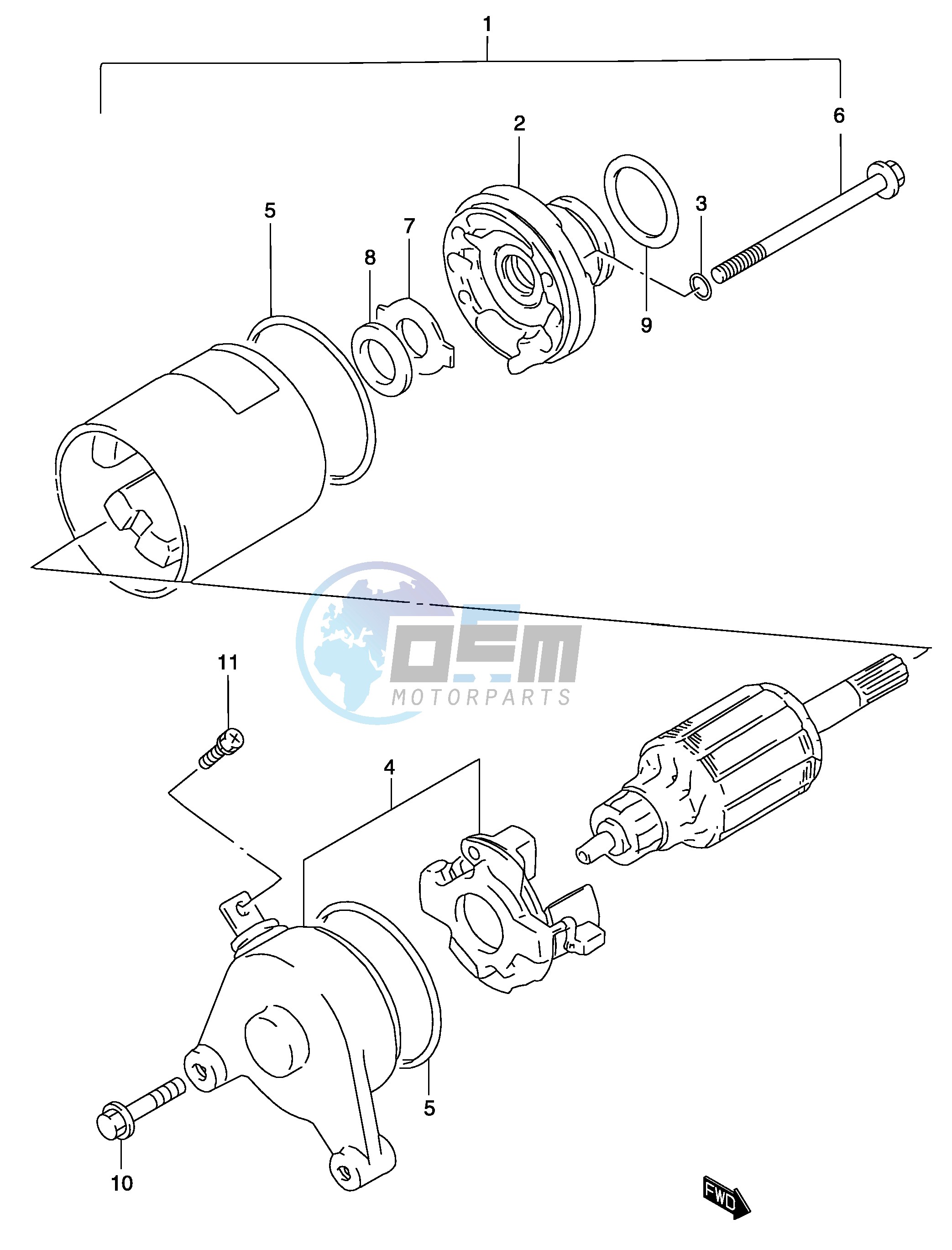 STARTING MOTOR