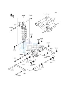 Z800 ABS ZR800FGF UF (UK FA) XX (EU ME A(FRICA) drawing Suspension/Shock Absorber