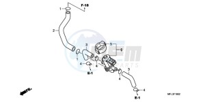 CBR1000RRA BR / HRC drawing AIR INJECTION CONTROL VALVE