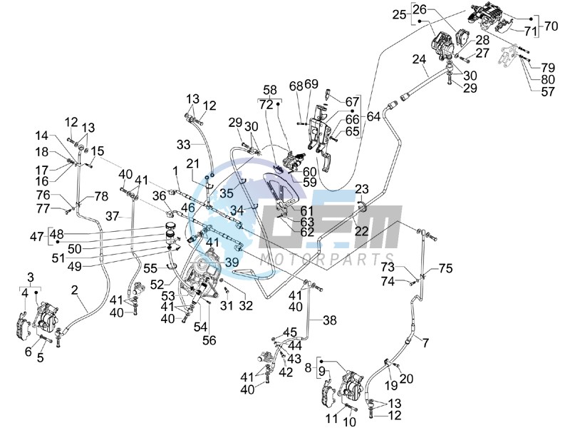 Brakes hose  - Calipers