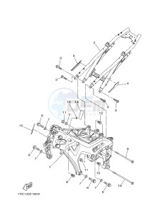 MT09 900 BELGIUM drawing FRAME