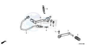 VTR2509 ED / LL MK drawing PEDAL