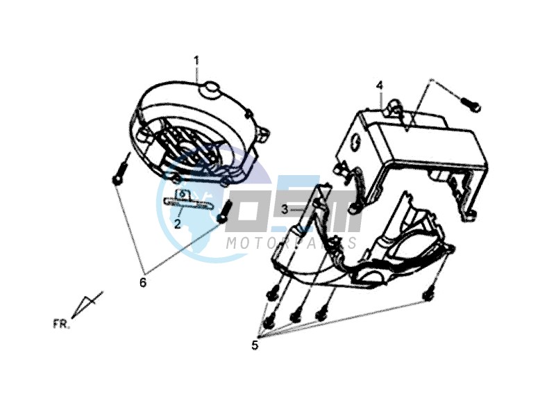 SHROUD ASSY / X'PRO 50 (45 KM/H) (AE05W4-EU) (L4-M1)